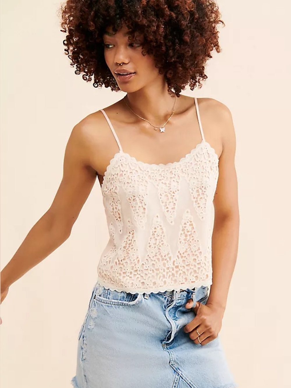 Tiny Anne Lace Cami